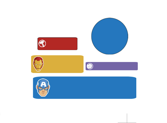 Advengers School Name Label Packs